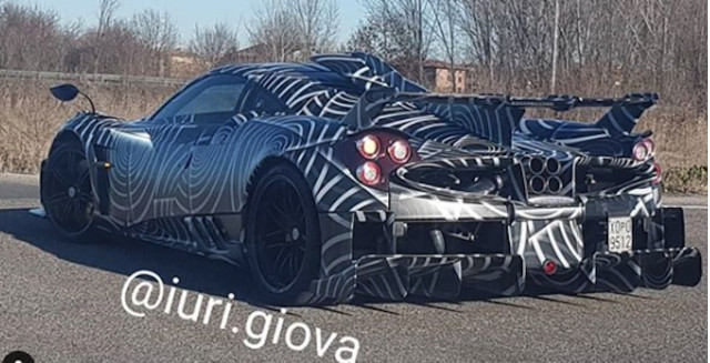 Potential Pagani Huayra R, photo via iuri.giova on Instagram