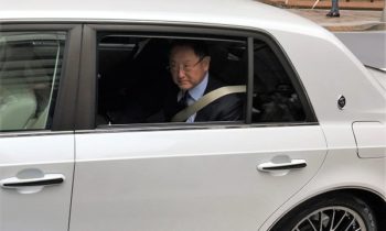 See Toyota's president roll up to motorsport meet in his one-off Century GRMN