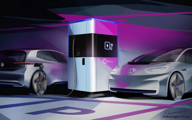 Volkswagen mobile DC fast charger