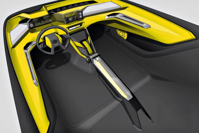 Sketch for proposed Volkswagen electric off-road SUV
