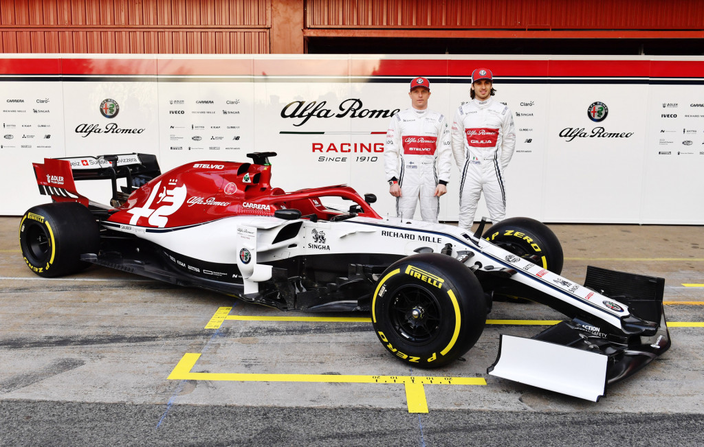 2019 Alfa Romeo C38 Formula 1 race car