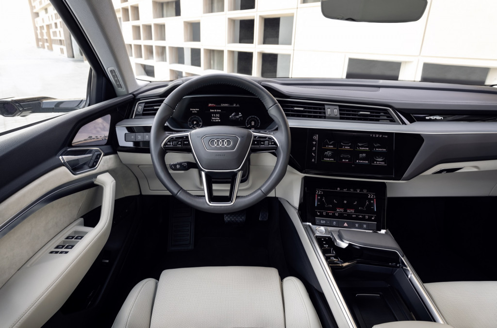 2019 Audi e-tron first drive - Abu Dhabi UAE, December 2018