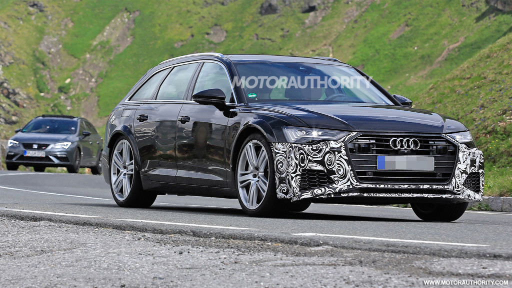 2019 Audi RS 6 Avant test mule spy shots - Image via S. Baldauf/SB-Medien