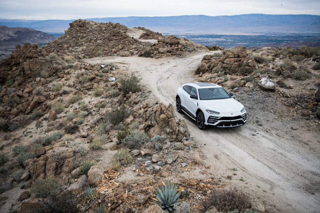 2019 Lamborghini Urus, Palm Springs media drive, December, 2018