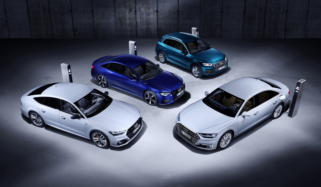 Audi A8, A7, A6 and Q5 plug-in hybrids