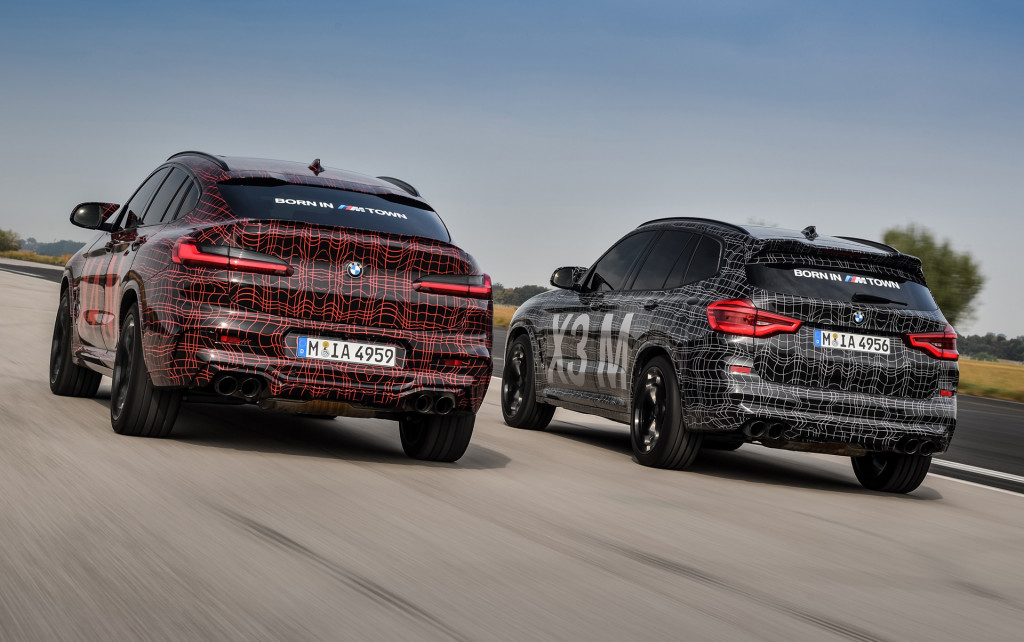 BMW X3 M and X4 M prototypes