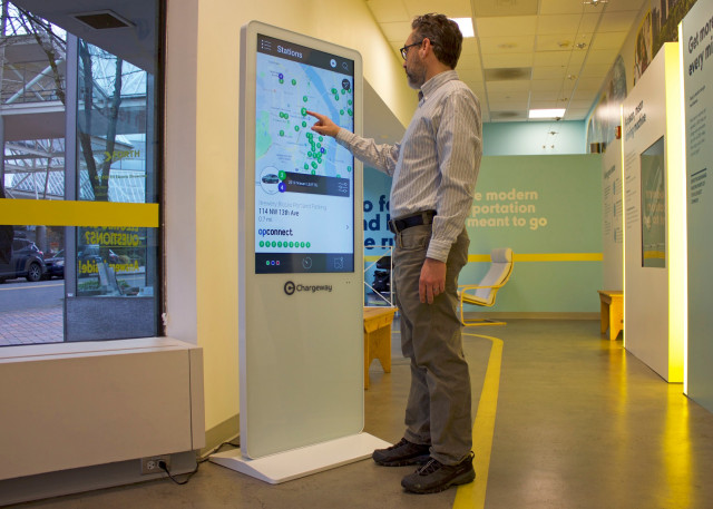Chargeway Beacon  -  Forth electric vehicle showcase, Portland