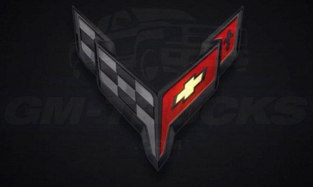 2020 Chevrolet C8 Corvette logos via GM-Trucks.com