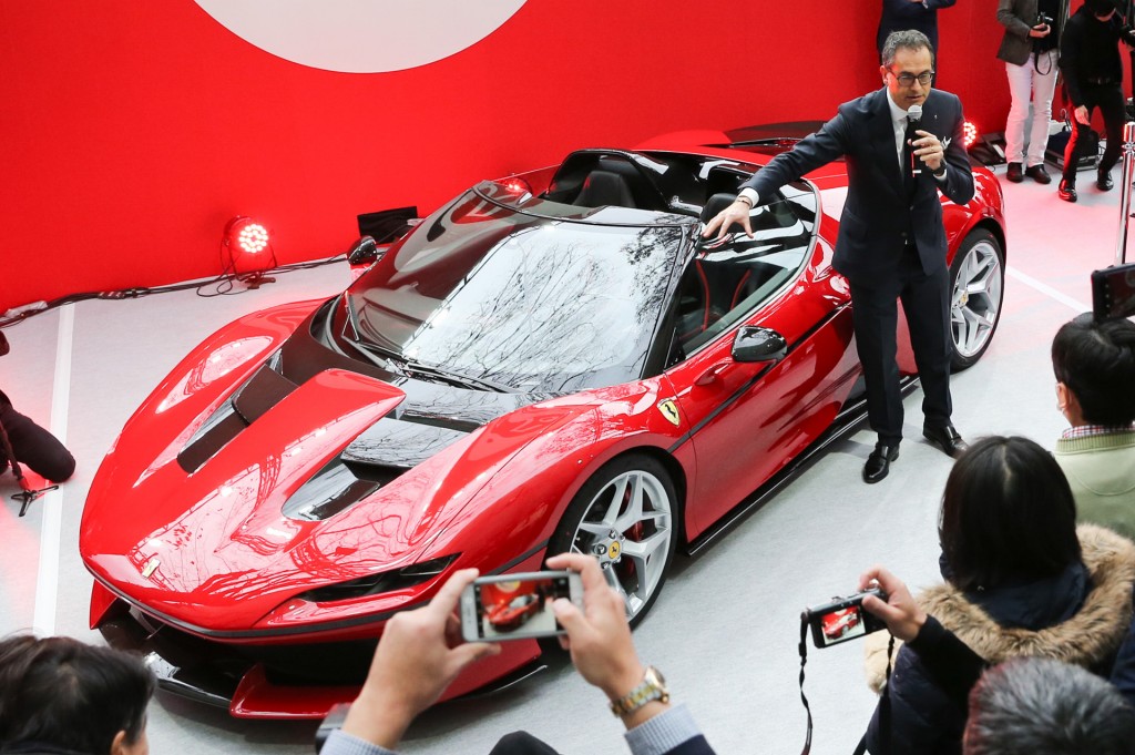 Ferrari J50 celebrates 50 years of Ferrari in Japan