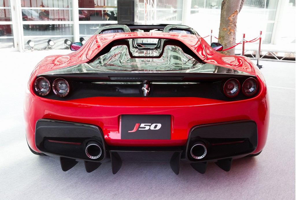 Ferrari J50 celebrates 50 years of Ferrari in Japan