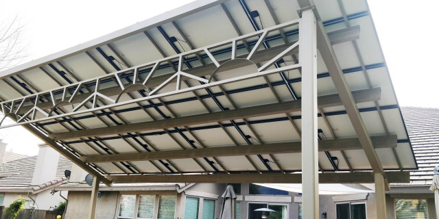 George Parrot's home solar installation [Credit: George Parrot]