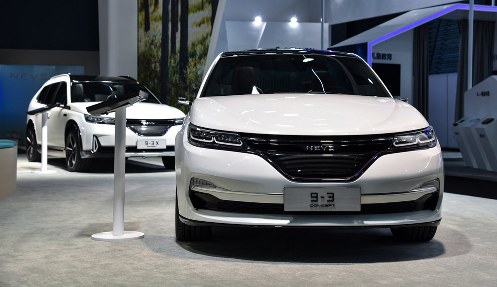 NEVS 9-3 and 9-3X concepts, 2017 CES Asia