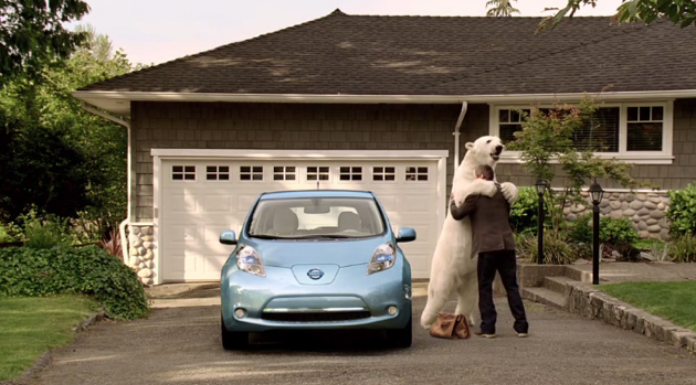 Nissan Leaf 'polar bear' ad Nissan Leaf 'polar bear' ad