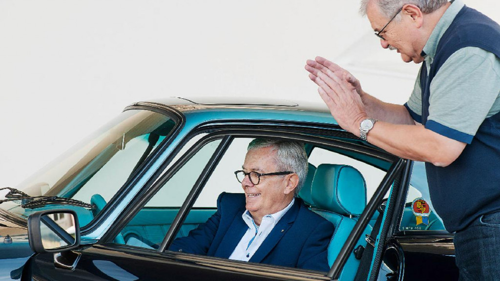 Tilman Brodbeck in 1984 Porsche 911 Carrera restored by Porsche Classic