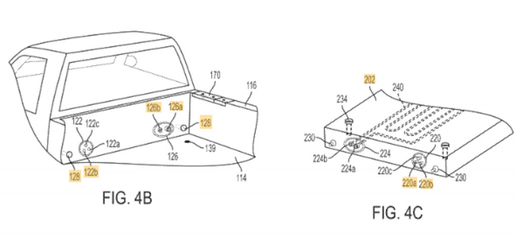 Rivian auxiliary battery pack technology patent