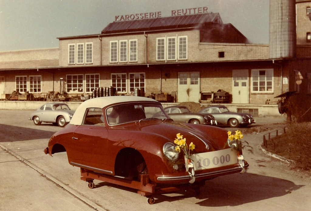 The 10,000 Reutter-produced Porsche 356 body was built in 1956