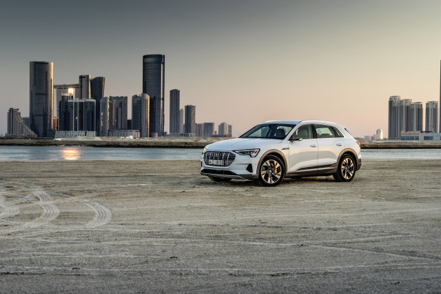 2019 Audi e-tron first drive - Abu Dhabi UAE, December 2018
