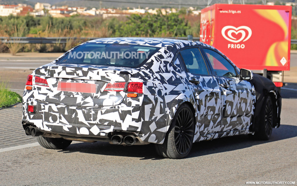 2020 Acura TLX Type S spy shots - Image via S. Baldauf/SB-Medien