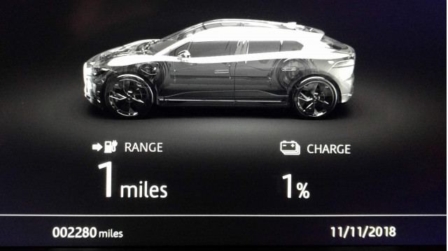 Jaguar I-Pace in urgent need of electrons