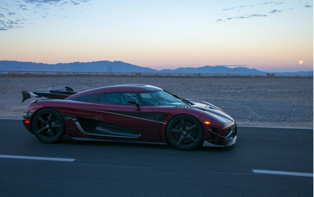 Koenigsegg Agera RS during 2017 production car land speed record attempt