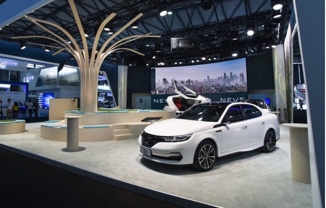 NEVS 9-3 concept, 2017 CES Asia