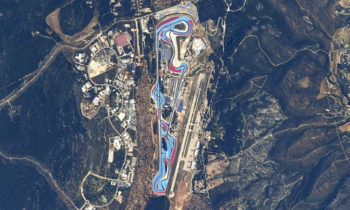 Car guy astronaut snaps famous race tracks from space