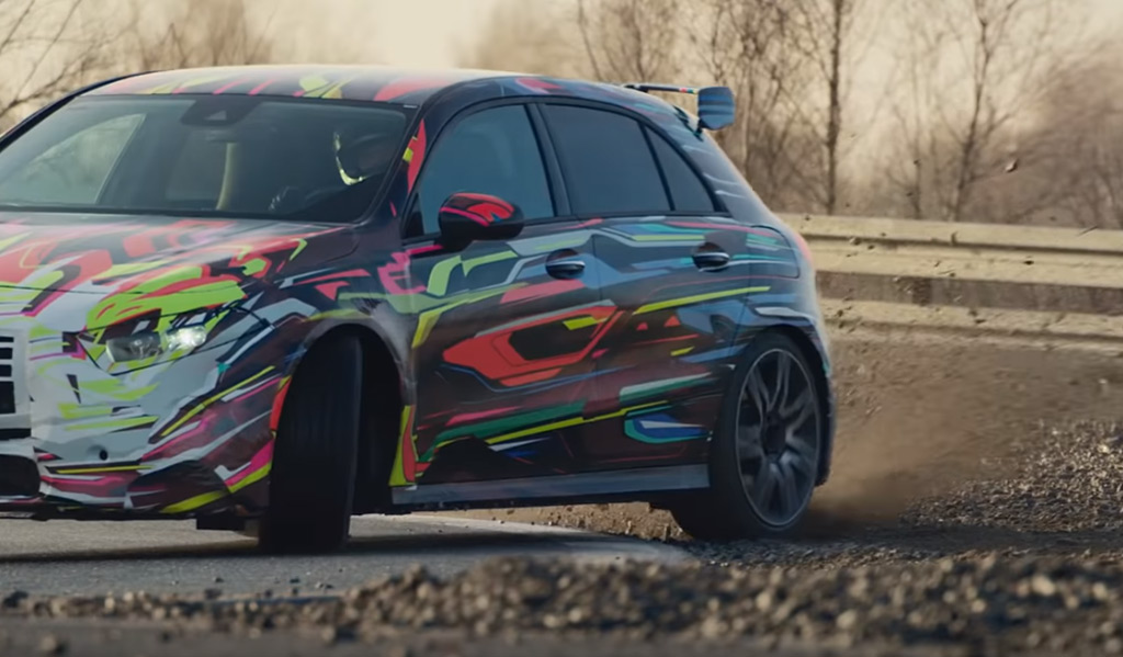 2019 Mercedes-AMG A45 hatchback teaser