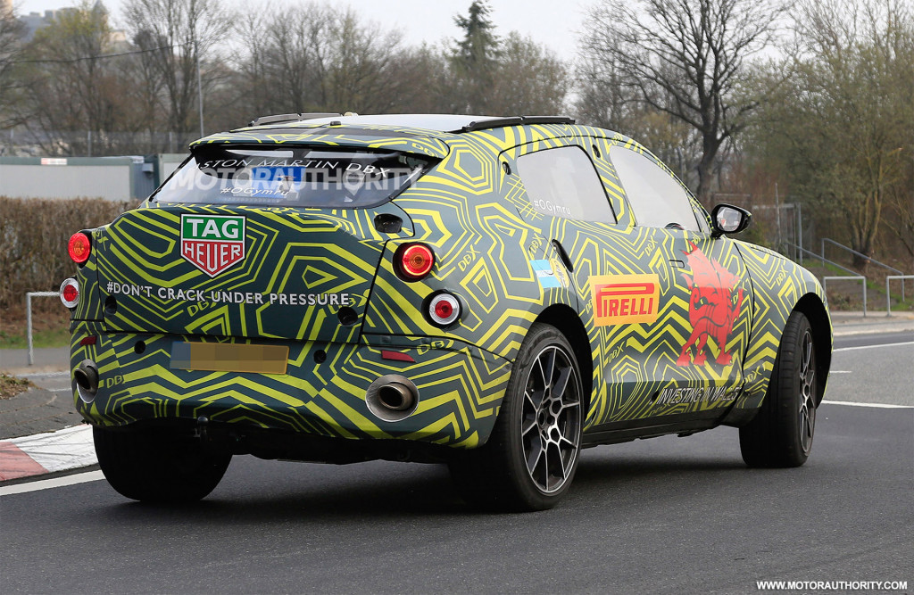 2020 Aston Martin DBX spy shots - Image via S. Baldauf/SB-Medien 2020 Aston Martin DBX spy shots - Image via S. Baldauf/SB-Medien