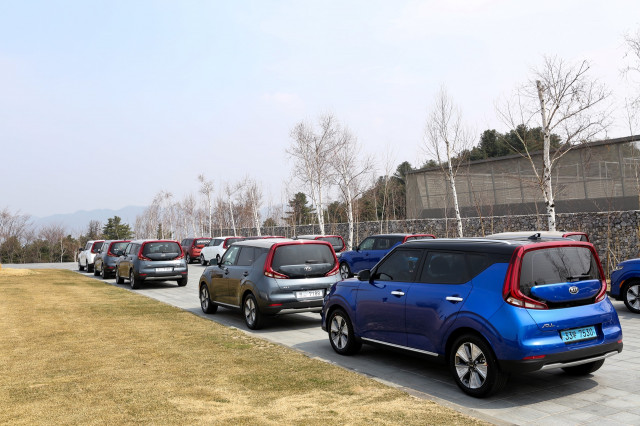 2020 Kia Soul EV first drive  -  South Korea  -  April 2019