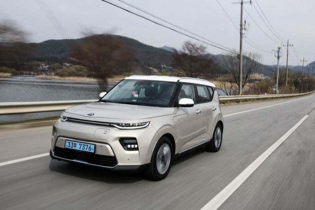 2020 Kia Soul EV first drive  -  South Korea  -  April 2019