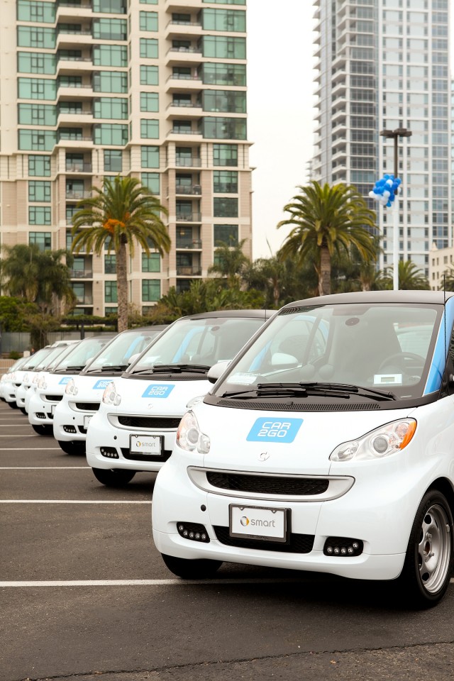 Car2Go Smart ForTwo Electric Drive in San Diego