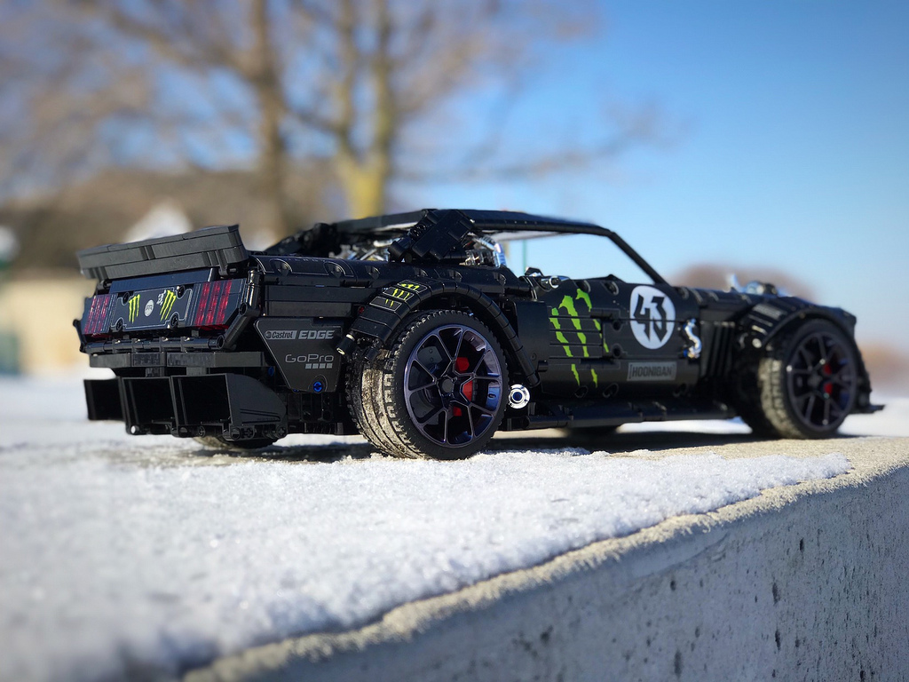 Ken Block's Hoonicorn Ford Mustang as a Lego kit, Photo: IachIan Cameron Ken Block's Hoonicorn Ford Mustang as a Lego kit, Photo: IachIan Cameron