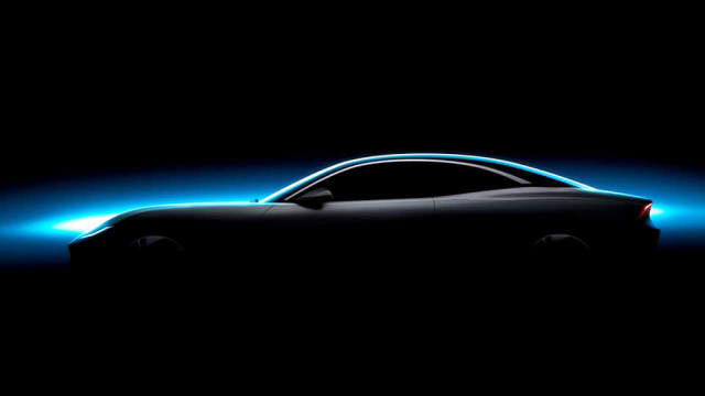 Teaser for Karma Pininfarina concept debuting at 2019 Shanghai auto show