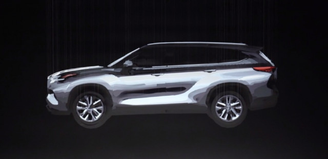 2020 Toyota Highlander teaser