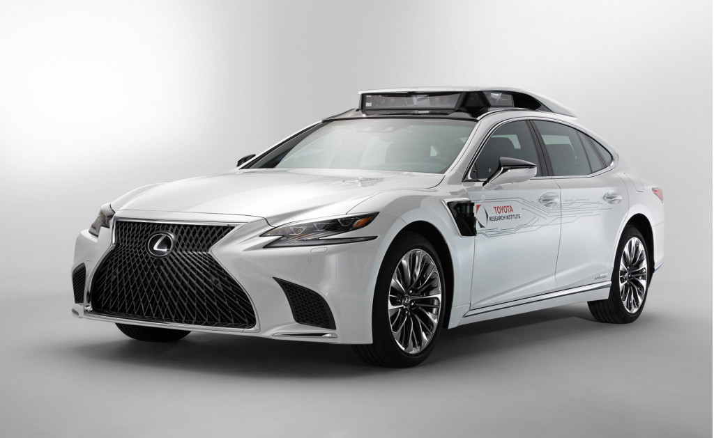 Toyota self-driving car prototype