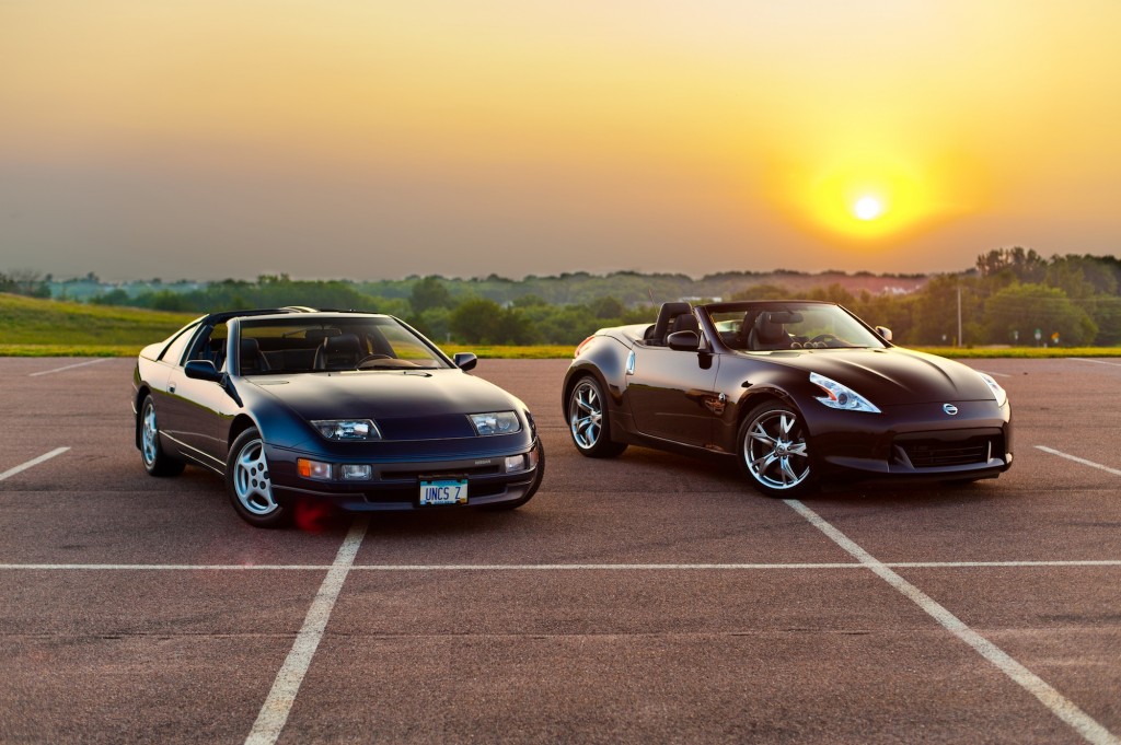 2011 Nissan 370Z And 1990 Nissan 300ZX. Photos by Alex Bellus