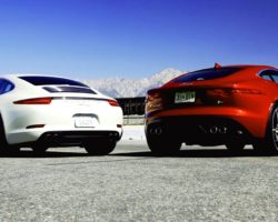 2015 Jaguar F-Type Coupe R vs 2014 Porsche 911 50th Anniversary Edition – Head 2 Head Ep. 55