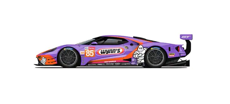 Ford GT 24 Hours of Le Mans livery, 2019 Ford GT 24 Hours of Le Mans livery, 2019