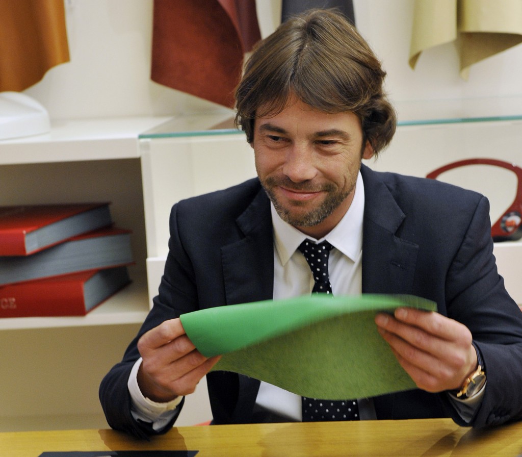 Jamiroquai lead singer Jay Kay at Ferrari’s headquarters in Maranello, Italy
