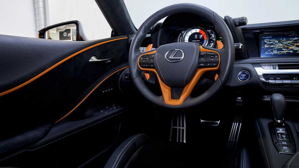 Lexus LC 500h Orange Prototype