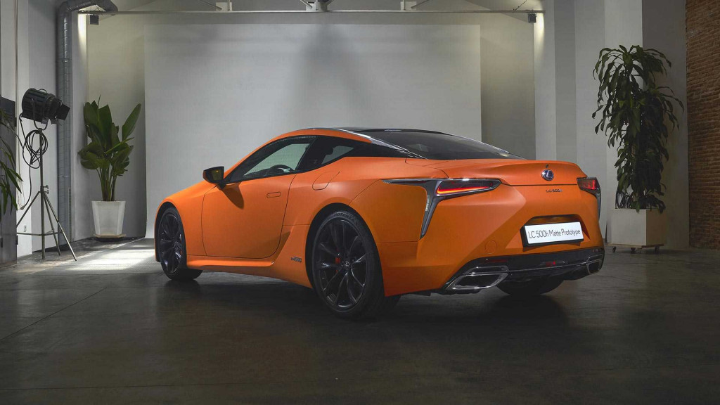 Lexus LC 500h Orange Prototype