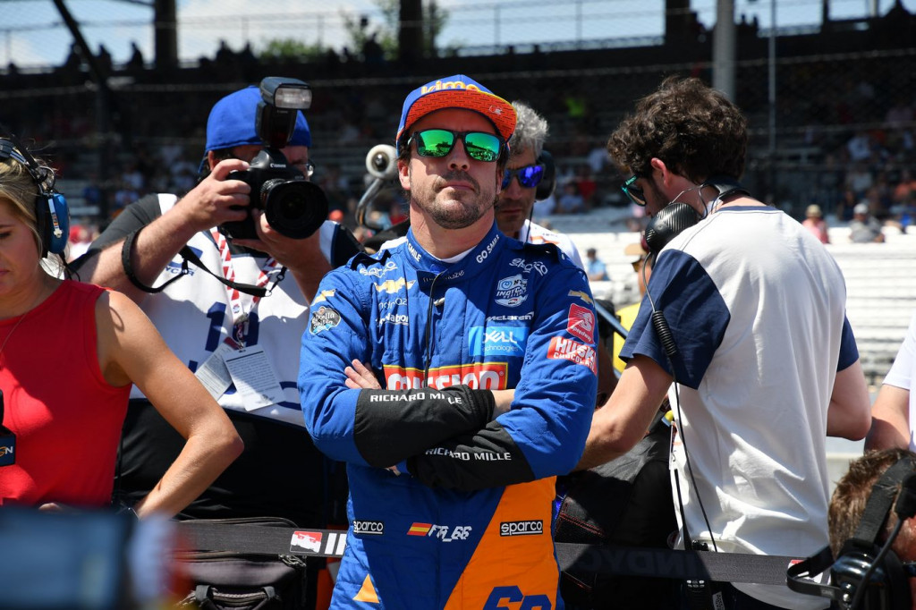 Fernando Alonso, 2019 Indy 500 qualifying Fernando Alonso, 2019 Indy 500 qualifying