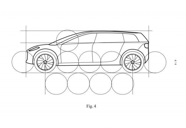 Patent drawing for Dyson electric car due in 2021