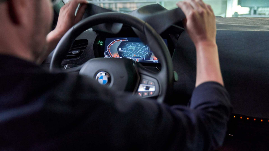 Teaser for 2019 BMW 1-Series hatchback