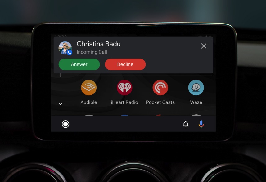 Updated Android Auto user interface, 2019