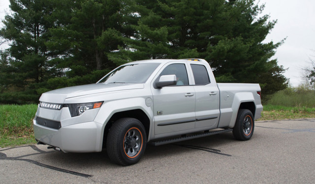 Workhorse W-15 extended-range electric pickup truck