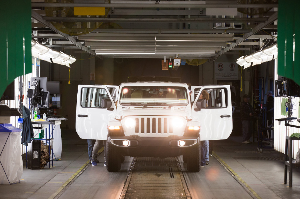 2018 Jeep Wrangler on assembly line 2018 Jeep Wrangler on assembly line