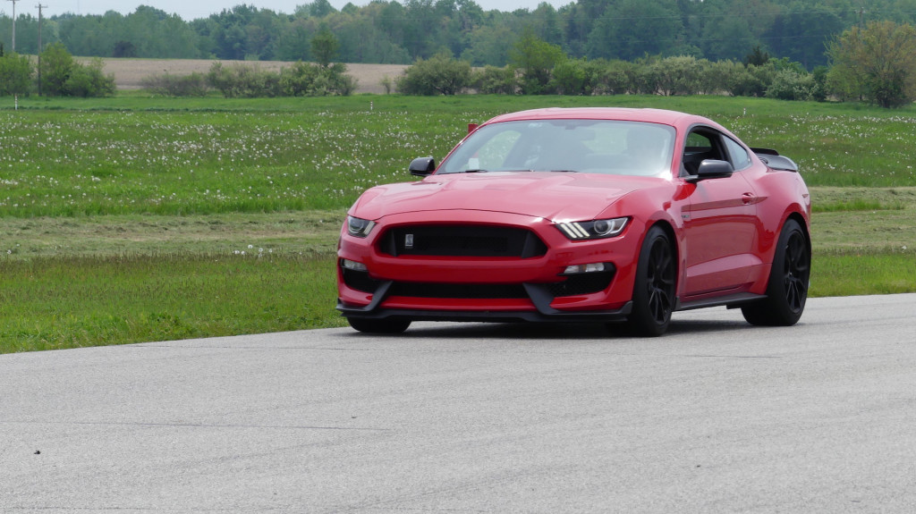 2019 Ford Mustang Shelby GT350 Gingerman Raceway track day, photo courtesy of James Fontaine