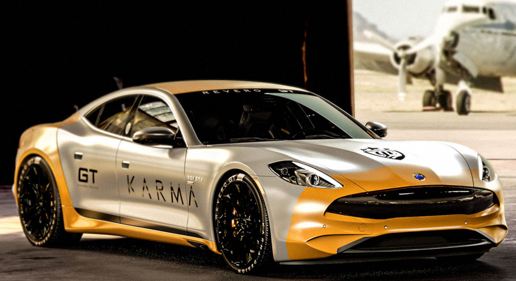 2020 Karma Revero with P-51 Mustang-inspired livery 2020 Karma Revero with P-51 Mustang-inspired livery