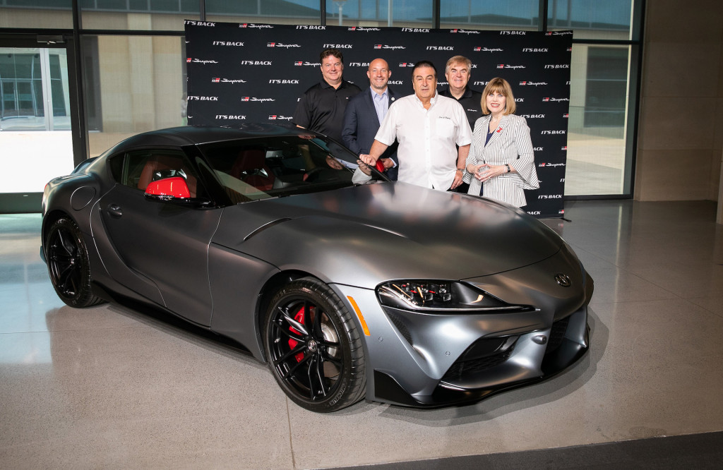 2020 Toyota Supra #001 delivered to owner John Staluppi 2020 Toyota Supra #001 delivered to owner John Staluppi
